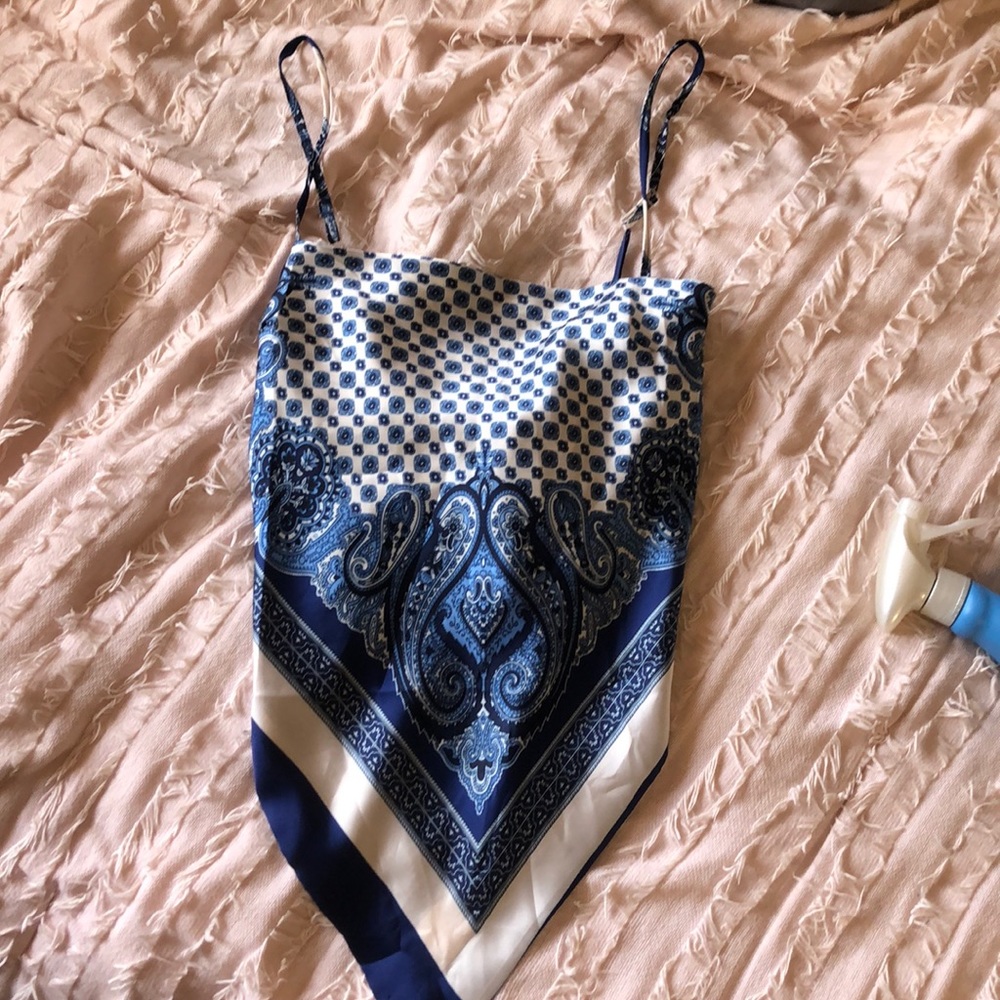 Silk Bandana Top